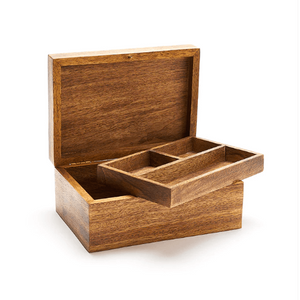 wooden world map treasure jewelry box