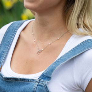 Pearls & Bow Necklace