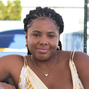 14k gold plated heart chain necklace