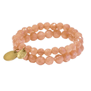 Blush Stone Bracelets
