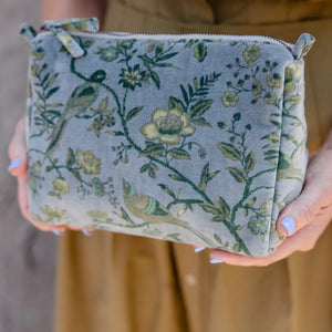Velvet Botanical Cosmetic Pouch