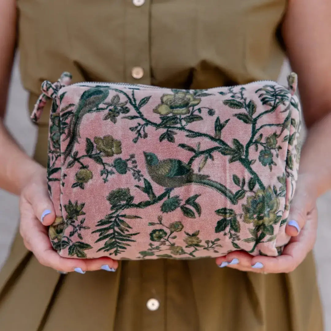 Velvet Botanical Cosmetic Pouch