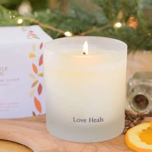 Thistle Farms Orange CLove Candle, orange candle