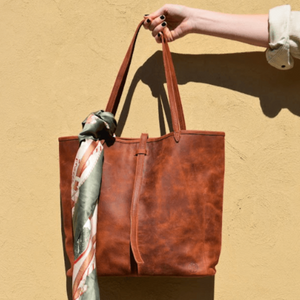 Leather Cecilia Tote