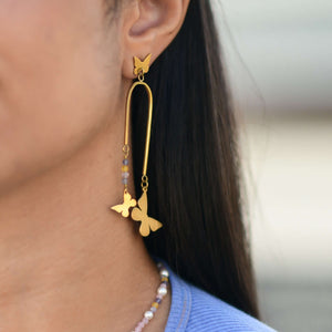 Butterfly Chandelier Earrings