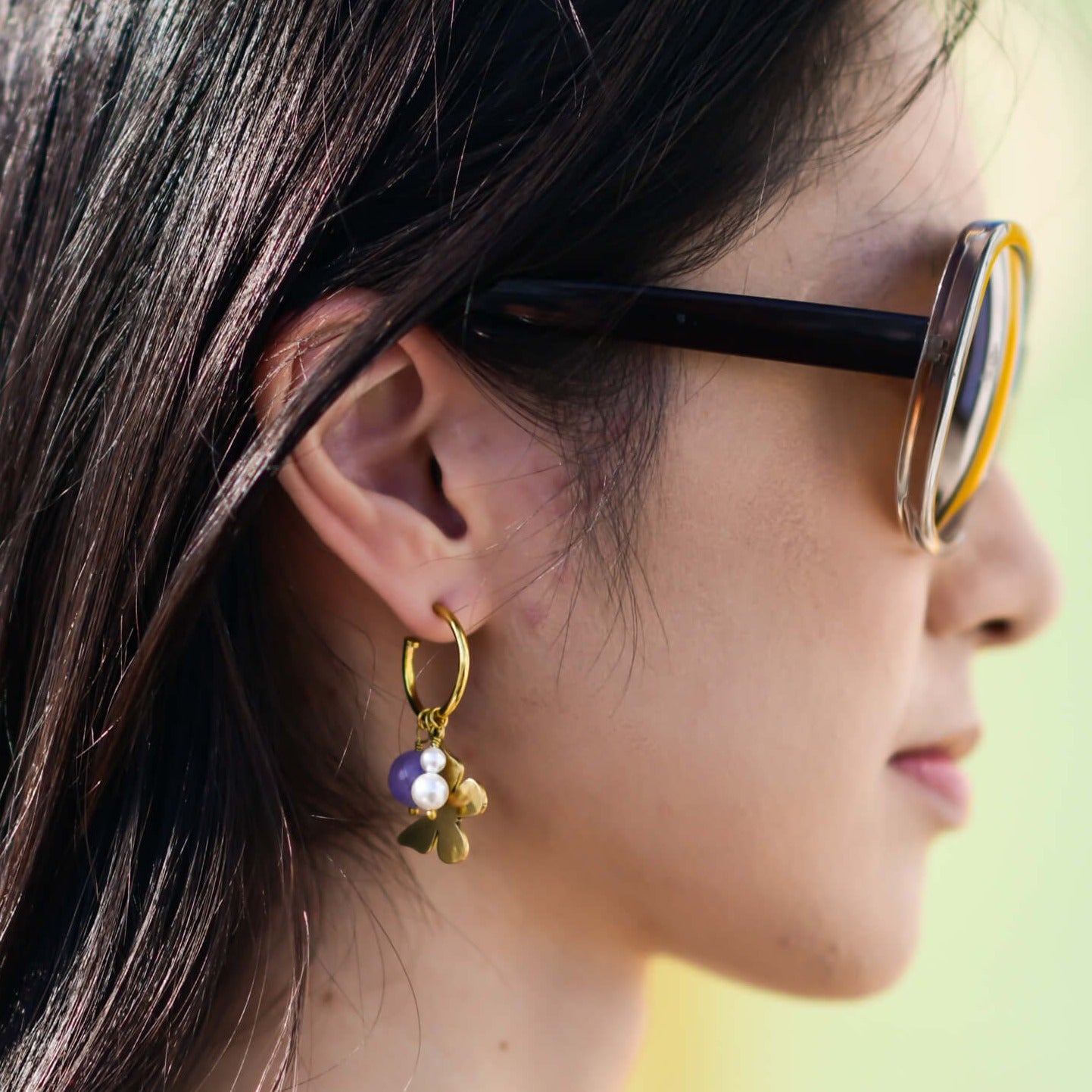 Colorful Non Piercing Magnet Earrings Stainless Steel Charm Hoop Earrings  Set | eBay