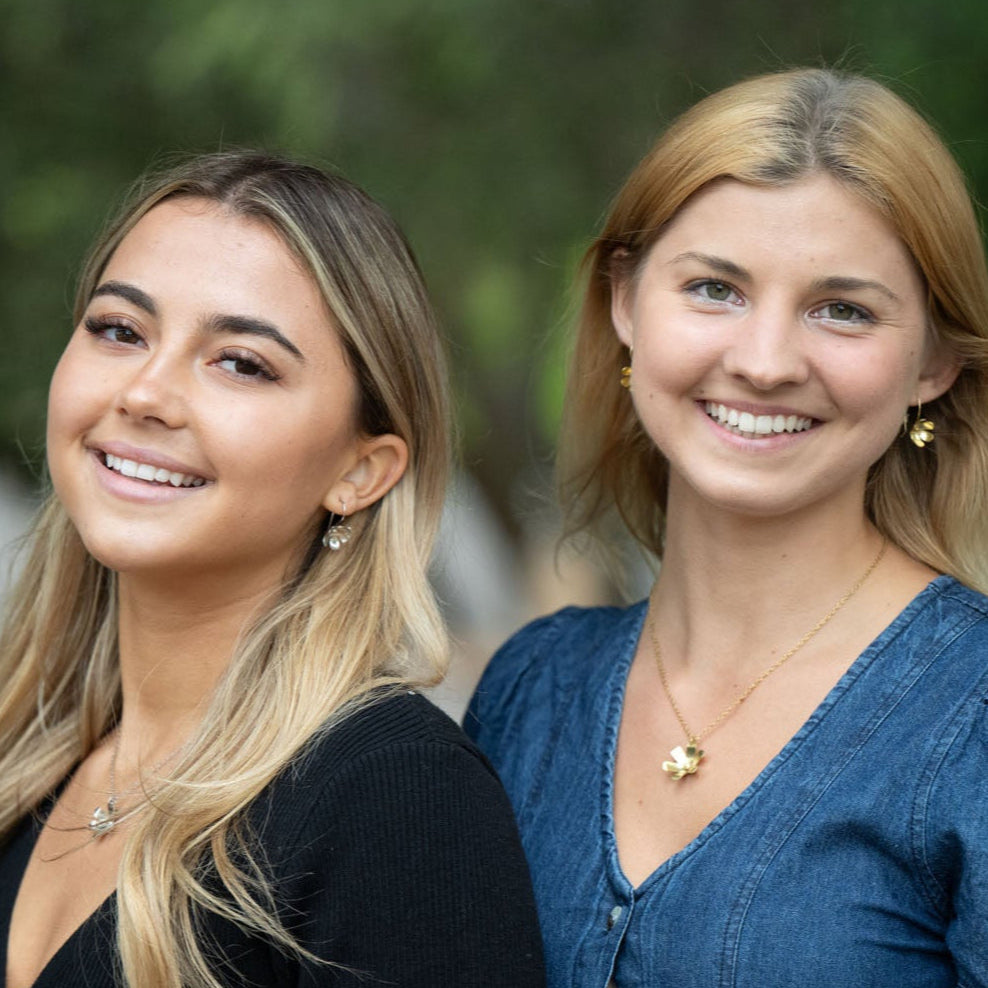 In Victorian floriography, buttercups symbolize childlike joy, innocence, and resilience. Each buttercup is carefully hand-cut and shaped with love, creating earrings that bring a touch of elegance and brightness to any outfit.

Hand-cut and shaped by a young woman escaping human trafficking in India, your purchase brings hope, dignity, and a brighter future to the artisan through our non-profit, International Sanctuary.