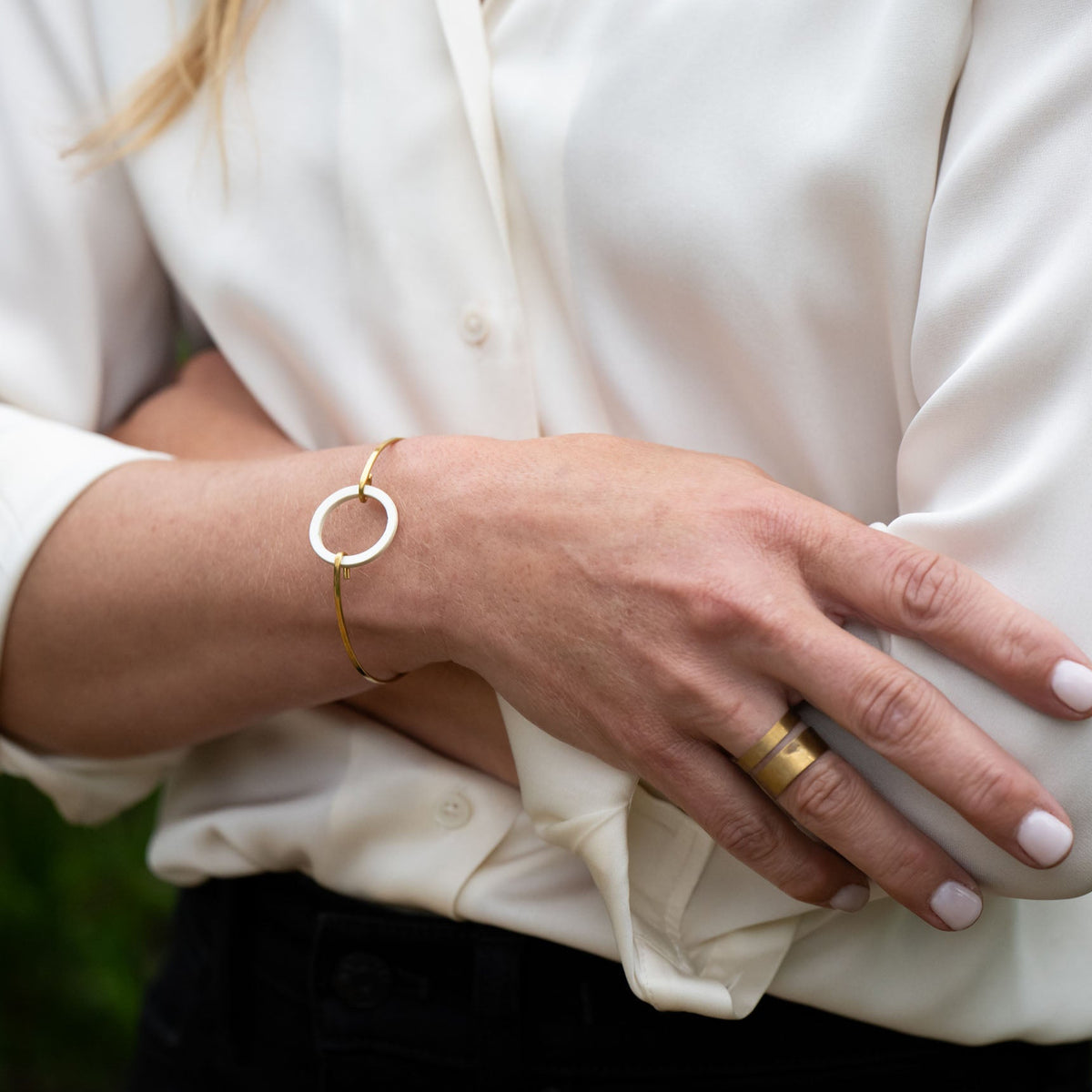 ankole unity bracelet handmade in Uganda by survivors of human trafficking