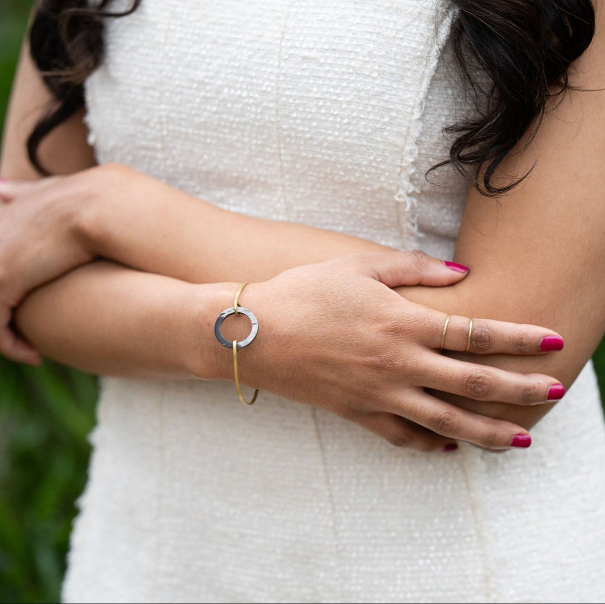 ankole unity bracelet handmade in Uganda by survivors of human trafficking