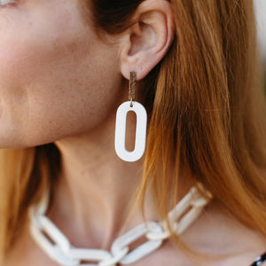 Ankole Chain Link Earrings