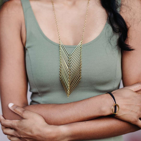Chevron Necklace - Purpose Jewelry
