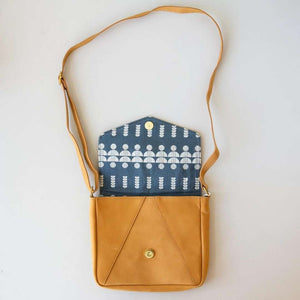 Classic Leather Satchel Camel