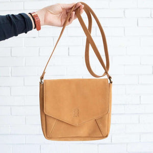Classic Leather Satchel Camel