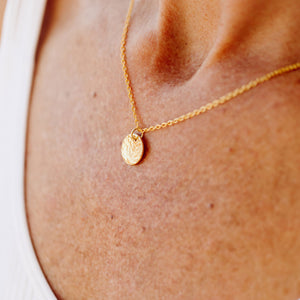 Coin Necklace Gold