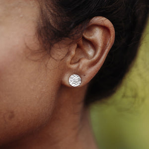 Coin Stud Silver