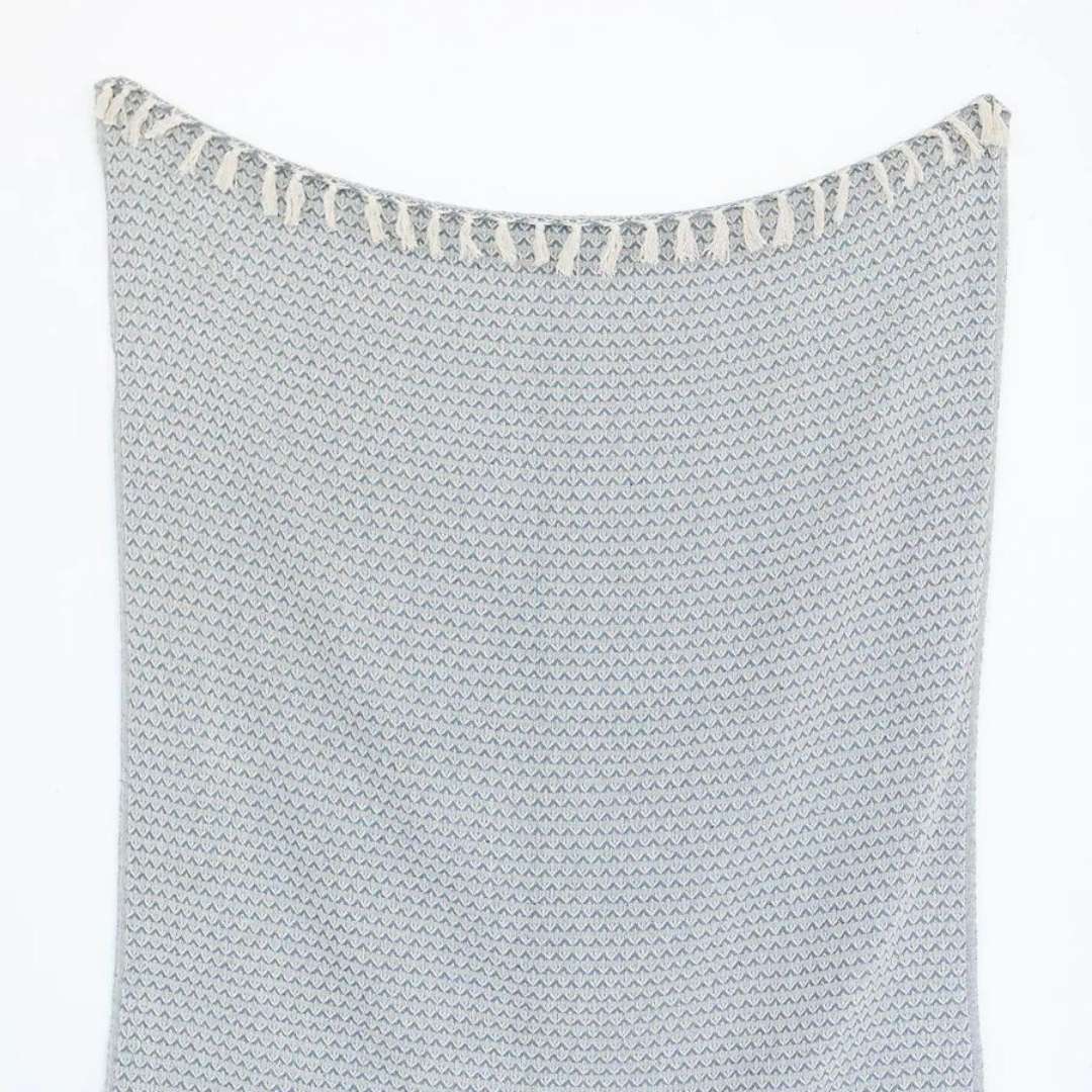 Hand Loomed Cotton Throw Beige